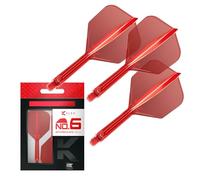 Target Darts K Flex Alette e Aste per Freccette Integrate, No.6 | Confezione da 3 K-Flex - No.6, Kflex Aletta e Asta per Freccette Stampate in Un Unico Pezzo Lunghezze: Corto, Intermedio e Medio