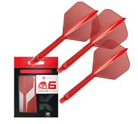 Target Darts K Flex Alette e Aste per Freccette Integrate, No.6 | Confezione da 3 K-Flex - No.6, Kflex Aletta e Asta per Freccette Stampate in Un Unico Pezzo Lunghezze: Corto, Intermedio e Medio
