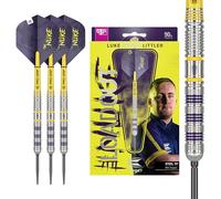 Target Darts Luke Littler Loadout Freccette con Punta in Acciaio Swiss Point, Freccetta al 90% di Tungsteno, 24G | Set di Freccette con Punta in Acciaio, Edizione Player Set di Freccette