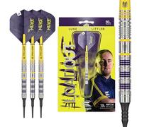 Target Darts Luke Littler Loadout Set di Freccette Elettroniche a Punta Morbida con Aste PRO Grip e Alette No.2 Set di Freccette a Punta Morbida, Freccetta in Tungsteno al 90%, 19G | Set di Freccette