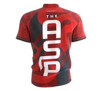 Target Darts Nathan Aspinall Dart Shirt ASP 2024 Edition (Medio) - Top per Freccette, Camicie da Uomo Coolplay Collarless PRO Darts Shirt, T-Shirt Player