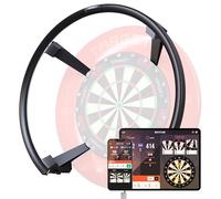 Target Darts Omni Dart Board Auto Punteggio Camera Sistema Surround LED Luce | Automatico Scorer, Magnetico, Bersaglio Anello Illuminazione, Record Dart Scores, Adatto a Tutti Bersaglio