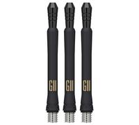 Target Darts Phil Taylor Gen 11 Power 9-Five Shafts, Raw Power Titanium Dart Shafts Pack of 3 | Phil Taylor G11 Black Shaft Set, Accessori Professionali per Freccette - Lunghezza Media