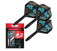 Target Darts Phil Taylor K Flex Voli e Sistema di Alberi, No.2 | Confezione da 3 Aste Kflex All In One, Player Edition Freccette Accessori | Asta per Freccette K-Flex - Intermedio (26mm)