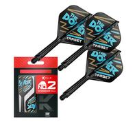 Target Darts Phil Taylor K Flex Voli e Sistema di Alberi, No.2 | Confezione da 3 Aste Kflex All In One, Player Edition Freccette Accessori | Asta per Freccette K-Flex - Intermedio (26mm)
