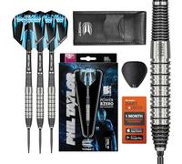 Target Darts Phil Taylor Power 8-Zero 2 freccette con punta in acciaio, set di freccette in tungsteno 80%, 22G | Freccette Power 8 Zero Player Edition con punti svizzeri, aste Pro Grip, No.6 Freccette