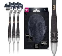 Target Darts Phil Taylor Power 9-5 Gen 9 95% tungsteno Svizzera in Acciaio Punta, Freccette Unisex, Nero e Argento, 24 g