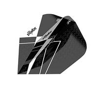 Target Darts Phil Taylor Power 9-Five Gen 8 PRO Ultra Dart Flights, Voli Unisex-Adulto, Nero e Bianco, Ten-X