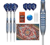 Target Darts Phil Taylor Punta in Acciaio Gx2 Set di Freccette, 24G | Frecce 95% Tungsteno, Alette PRO Ultra N. 6/Vapor S e Aste Power Titanio, Punti Svizzero Nano Argento e Strumento