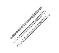Target Darts Punte per Freccette Swiss Point, Chrono (Set di 3 Punte) 30MM - Argento - Punte per Freccette da Cambiare, Punte per Freccette Swiss Storm, Accessori per Freccette Professionali