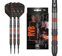 Target Freccette Raymond Van Barneveld RVB 80 Black G2 18G 80% Tungsteno Punta Morbida Set
