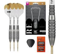 Target Darts Redux 90% Set di Freccette con Punta in Acciaio Svizzero al Tungsteno (Barrel 02), 25G | Alette PRO Ultra N. 6 Aste PRO Grip Tag, Punte DX Dorate e Strumento SP