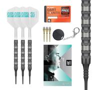 Target Darts Rob Cross 95K Soft Tip 95% Set di Freccette in tungsteno, 18G | Set di Freccette Voltage Player-Edition con Punte di Pixel, voli K-Flex, Set di Freccette elettroniche Soft Tip