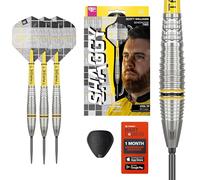 Target Darts Scott Williams Generazione 2 Set Dardi in Acciaio Swiss Point, 25G | Player Edition G2 Freccette al 90% di Tungsteno, Alette PRO Ultra N. 2, Aste PRO Grip Tag e Attrezzo SP
