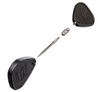 Target Darts Soft Tip to Swiss Point Dart Conversion Set, Nero/Argento - Strumento per la conversione delle Punte delle Freccette a Punta Morbida in Punte in Acciaio con Filettatura 2BA