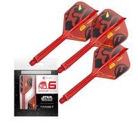 Target Darts Star Wars Darth Maul K Flex Alette e Aste Integrate per Freccette | Confezione da 3 K-Flex, N. 6 | Disney K-Flex Accessori, Medio (33mm)