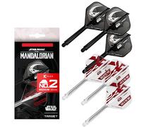 Target Darts Star Wars Mandalorian K Flex Integrato Freccette Voli e Alberi | Personaggio Ispirato Confezione da 6 K-Flex, No.2 e No.6 | Corto, Intermedio e Medio Disney Kflex Accessori