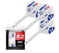 Target Darts Star Wars R2-D2 K Flex Alette e Aste Integrate per Freccette | R2D2 Confezione da 3 K-Flex, N. 2 | Disney K-Flex Accessori, Medio (33mm)