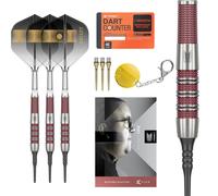 Target Darts Stephen Bunting 95K Set di Freccette a Punta Morbida, 19G | Alette