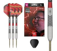 Target Darts Stephen Bunting G5 95% Tungsten Dart Set (18G), Freccette a Punta Svizzera in Acciaio |Freccette Generation 5 Player Edition con Swiss Point, Set di Freccette Professionali