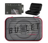Target Darts Stephen Bunting Ghost Series XL Takoma Portafoglio - Freccettes Custodia, Nero/Bianco Storage Cases, “The Bullet” Cerniera Holder, Professionale Accessori - Holds 6 Assemblato