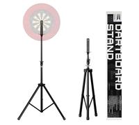 TARGET Darts Supporto portatile per bersagli da freccette | Supporto mobile per bersagli da freccette a treppiede, sistema a libero posizionamento con supporto per bersagli, per interni ed esterni