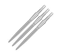 Target Darts Swiss Point Storm Dart Points, Quarzo (Set di 3 Punte) 26MM/30MM/35MM - Oro/Argento/Nero | Cambiare Le Punte delle Freccette, Swiss Storm Points, Accessori per Freccette Professionali