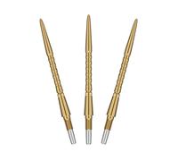Target Darts Swiss Point Storm Dart Points, Surge (Confezione da 3 Set di Punte) 26MM/30MM/35MM - Oro/Argento/Nero | Cambia i Punti per Freccette, i Punti Storm svizzeri, Accessori Professionali