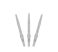 TARGET Darts Swiss Point Storm Dart Points, Surge (confezione da 3 set di punte) 26MM -Argento | Cambia i punti per freccette, i punti Storm svizzeri, gli accessori per freccette professionali