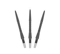 TARGET Darts Swiss Point Storm Dart Points, Surge (confezione da 3 set di punte) 30MM -Nero | Cambia i punti per freccette, i punti Storm svizzeri, gli accessori per freccette professionali