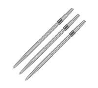 Target Darts Swiss Points, Fire Swiss Point - Set di 3 punte per freccette, 40 mm, argento | cambio punte per freccette, accessori professionali per freccette
