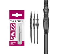 Target Darts Swiss Punte Storm Dart, RST (Set di 3 Punte) 35MM - Nero | Punte per Freccette, Punte Swiss Storm, Accessori Professionali per Freccette