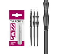 Target Darts Swiss Punte Storm Dart, RST (Set di 3 Punte) 42MM - Nero | Punte per Freccette, Punte Swiss Storm, Accessori Professionali per Freccette