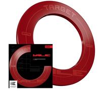 Target Darts Vale Dartboard Surround | Anello di protezione per bersagli, compatibile con tutti i bersagli con punta in acciaio, bordi rossi per freccette, anelli esterni di protezione da parete