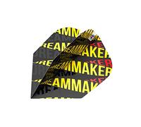 Target Darts Voli Dimitri Van den Bergh 80% PRO Ultra, Freccette Unisex, Nero, Giallo e Rosso, No.6