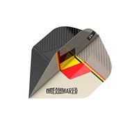 Target Darts Voli Dimitri Van den Bergh 90% PRO Ultra, Freccette Unisex, Sabbia, Nero, Giallo e Rosso, No.2