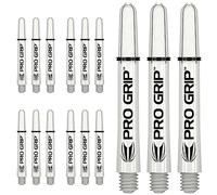 TARGET Darts 5 x Set di PRO Grip albero-15 Totale, Freccette Alberi Unisex, Bianco, M