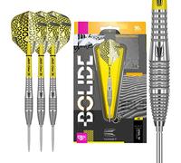TARGET Freccette Bolide 90% Tungsteno Swiss Point Steel Tip Set di 3, Barrel 05, 22 Grammi | con Steli PRO Grip, Alette Numero 6, Swiss Points | Freccette Professionali