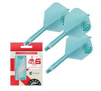 Target Japan Acquamarina K Flex Freccette Voli e Alberi Sistema, N. 6 | Confezione da 3 Kflex Tutto in Uno Voli, JPN Esclusivi Accessori | K-Flex Freccette Aste - Intermedio