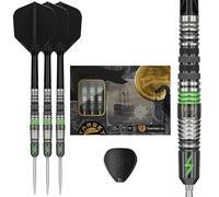 Target Japan Black Marque Lightning 3.0 Swiss Point con Punta in Acciaio Freccette e Kflex, 23G | Set di Freccette Chris Lim 90% Tungsteno, Alette e Aste K-Flex, Punte Swiss Nano con Attrezzo