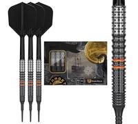 Target Japan Black Marque Morpheus G2 90% Tungsteno K-Flex Soft Chipder Set, 19G | Black Pixel Tips 2BA, Black K-Flex No.6 (Shape) Flights and Shafts (Black Mark Morpheus 2.0)