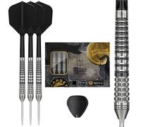 Target Japan Black Marque Renegade 4.0 Freccette con Punta in Acciaio e Kflex, 25G | Set di Freccette al 90% Tungsteno, Alette e Aste K-Flex N. 6, Punte Nano Swiss, Giocatore Jun Kawashima