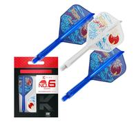 Target Japan K-Flex Rising Sun Haruki Muramatsu No.6 Voli e astine per Freccette KFlex | Confezione da 3 Accessori K Flex Player Edition | Astine per Freccette KFlex, Intermedio (26mm)