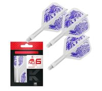 Target Japan K-Flex Solo Keita Ono No. Voli e astine per freccette KFlex | Confezione da 3 accessori K Flex Player Edition | Astine per freccette KFlex, Corto (19mm)