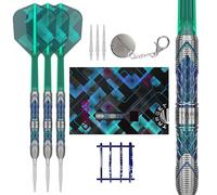 Target Japan Kaze Series Ceros 03 Set di Freccette con Punta in Acciaio E Kflex, 22G/24G/26G | Barilotto in Tungsteno al 90%, Alette e Aste K-Flex, Punte Storm Swiss, Punta LNC