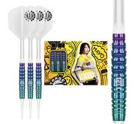 Target Japan Maggio G6 MAX 90% tungsteno K-Flex No.6 (forma) 2BA Set di freccette a punta morbida | 19,5 g | Punta in pixel bianco | Maggio G6 MAX 210436