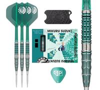 Target Japan Miracle G7 Freccette con Punta in Acciaio e Kflex, 23G | Set di Freccette al 95% in Tungsteno, Alette e Aste K-Flex N. 2, Punte Nano Storm Swiss Point, Mikuru Suzuki Gen 7