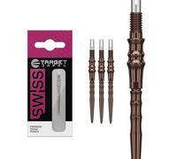 Target Japan Premium Swiss Acciaio Freccette Points, Set di 3 Punte 30MM - Silice | Punte per Freccette, Punte di Ricambio, Accessori Professionali per Freccette