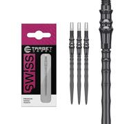 Target Japan Premium Swiss Acciaio Freccette Points, Set di 3 Punte 40MM - Nero | Punte per Freccette, Punte di Ricambio, Accessori Professionali per Freccette