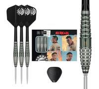 Target Japan Prime Series Scream G1 90% Set di freccette con punta d'acciaio in tungsteno K-Flex Swiss Point, 22G | Volo per freccette KFlex Akito Yamagata, punte nano svizzere, punte d'acciaio